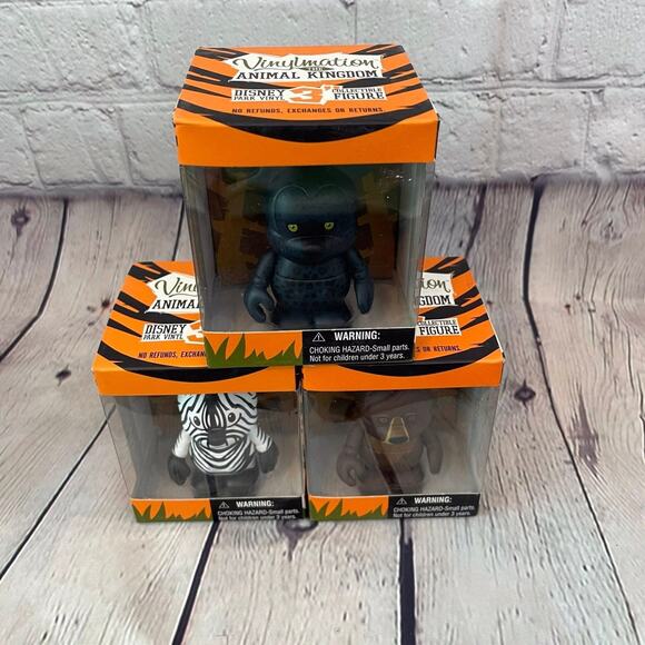 Disney Parks Vinylmation Animal Kingdom Inspired Figures - Picture 1 of 12